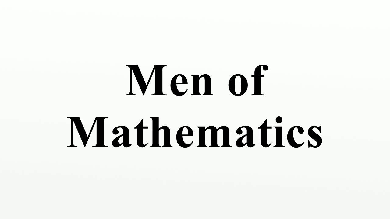 Men of Mathematics 📚