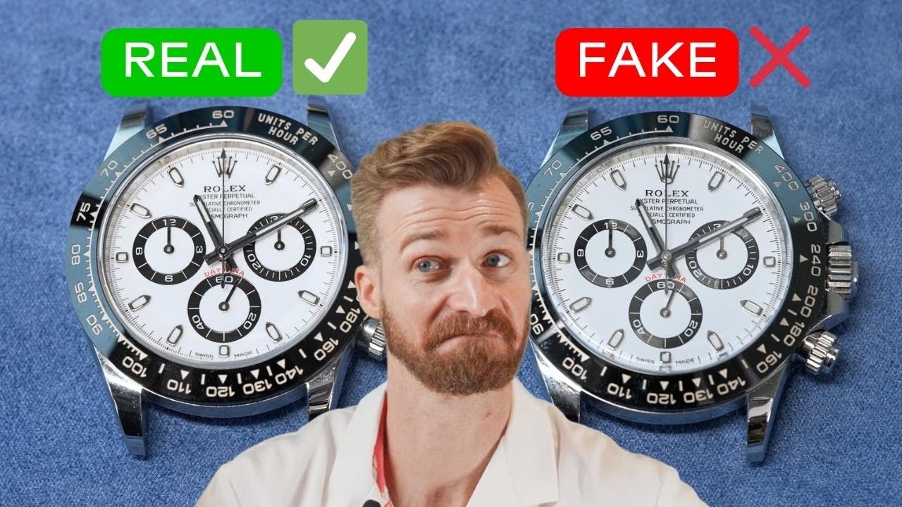 Can You Spot the Fake? $1000 Daytona Rolex Authentic vs. Fake 🕵️‍♂️