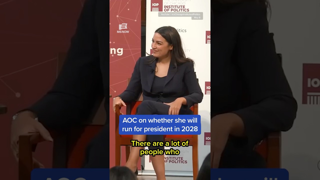 AOC on whether she will run for president in 2028