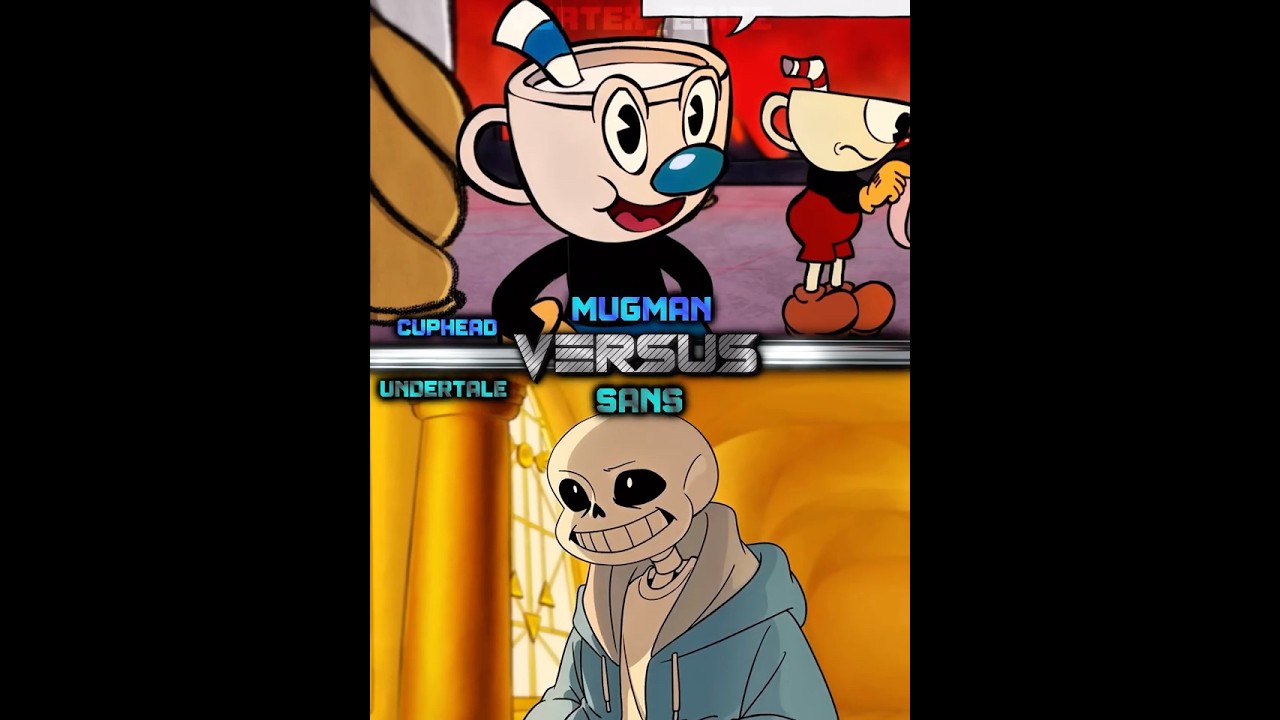 Mugman Vs Sans the Skeleton