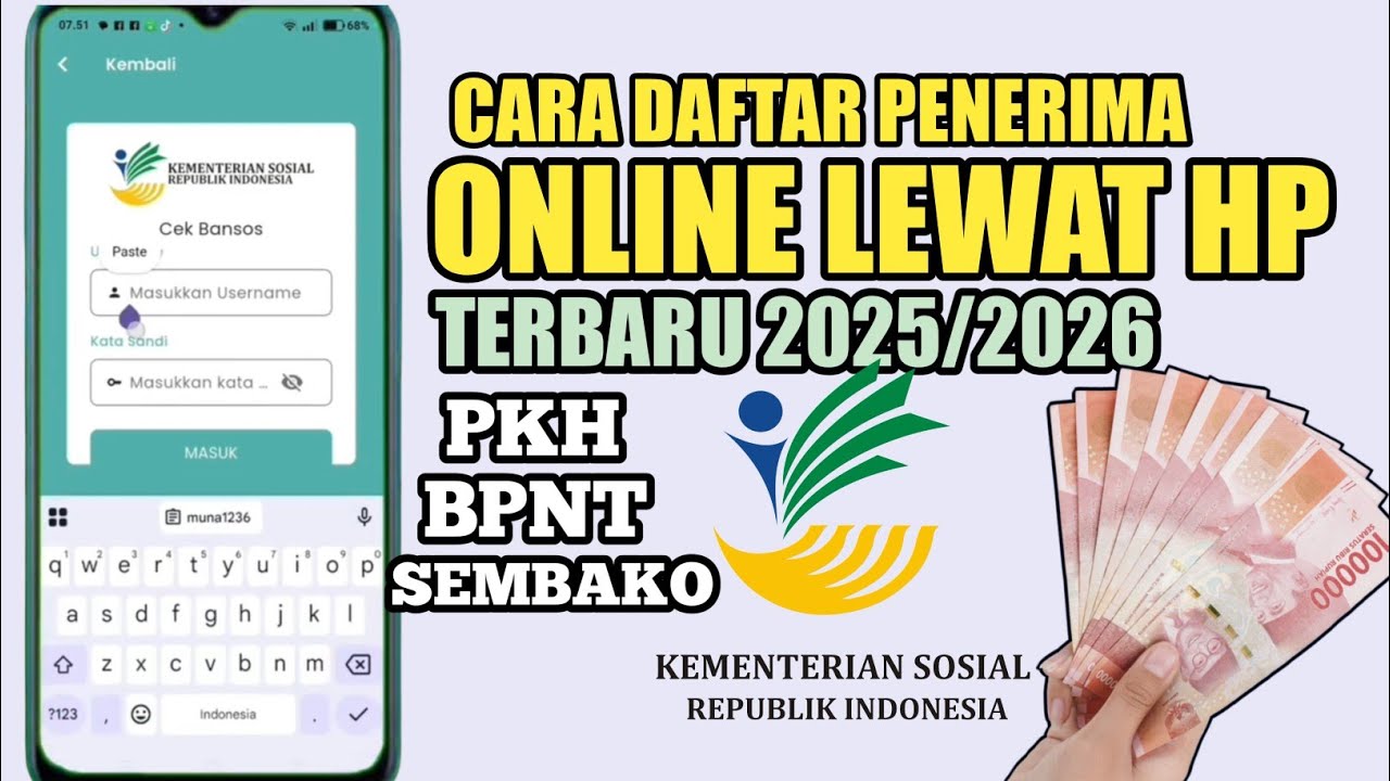 Cara Daftar Bansos Online Lewat HP 2025 π±