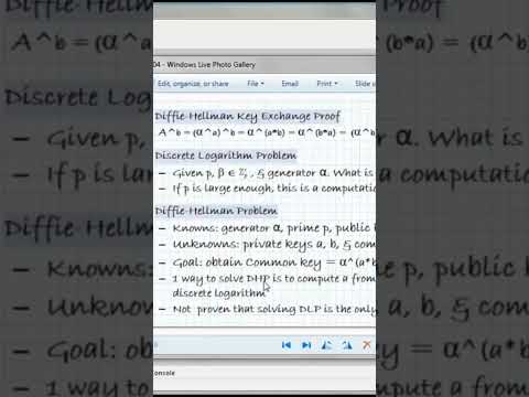 Diffie-Hellman Problem