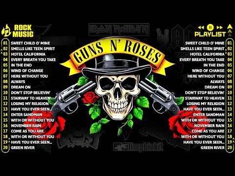 Queen, Nirvana, Scorpions, Aerosmith, ACDC, Bon Jovi, U2, GNR 🔥 Classic Rock 70s 80s 90s Full Album