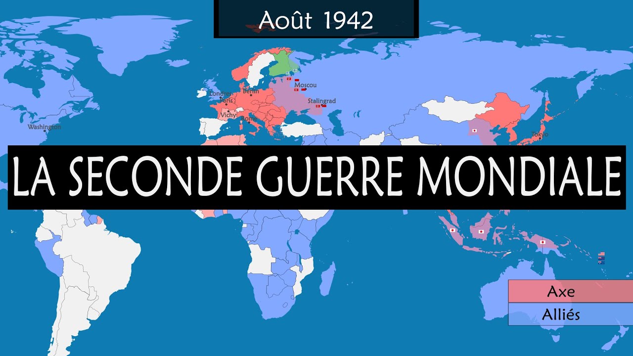 Seconde Guerre mondiale en cartes 🗺️