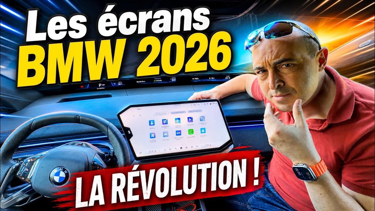 Les écrans BMW 2026 (iX3, i3...) : la RÉVOLUTION !