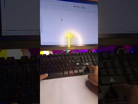 Ms Paint Trick! #asmr #computer #windows #keyboard #tricks #gaming #mspaint