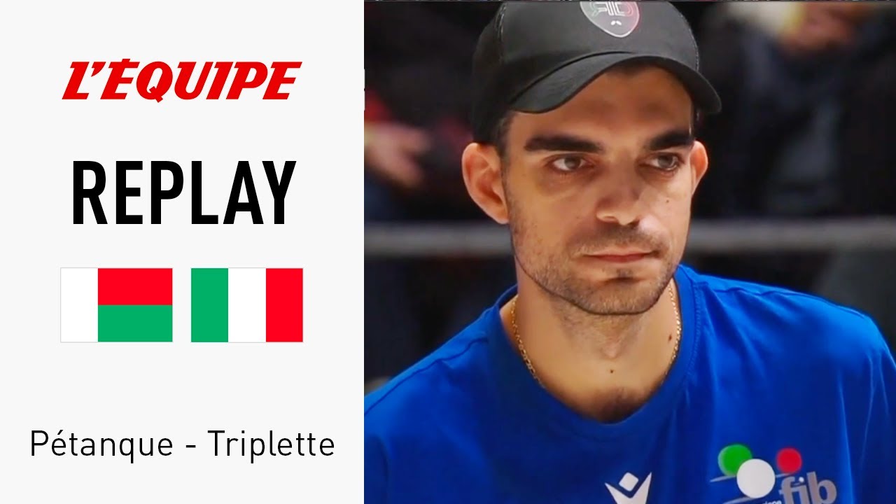 Replay de la Finale Triplette du Championnat du Monde de Pétanque 🥇 Madagascar vs Italie