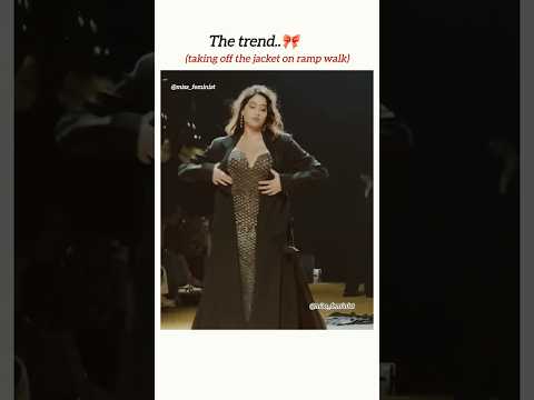 Taking off jacket on ramp walk is settled by late Sridevi ji π₯π#shorts #edit #trendingshorts