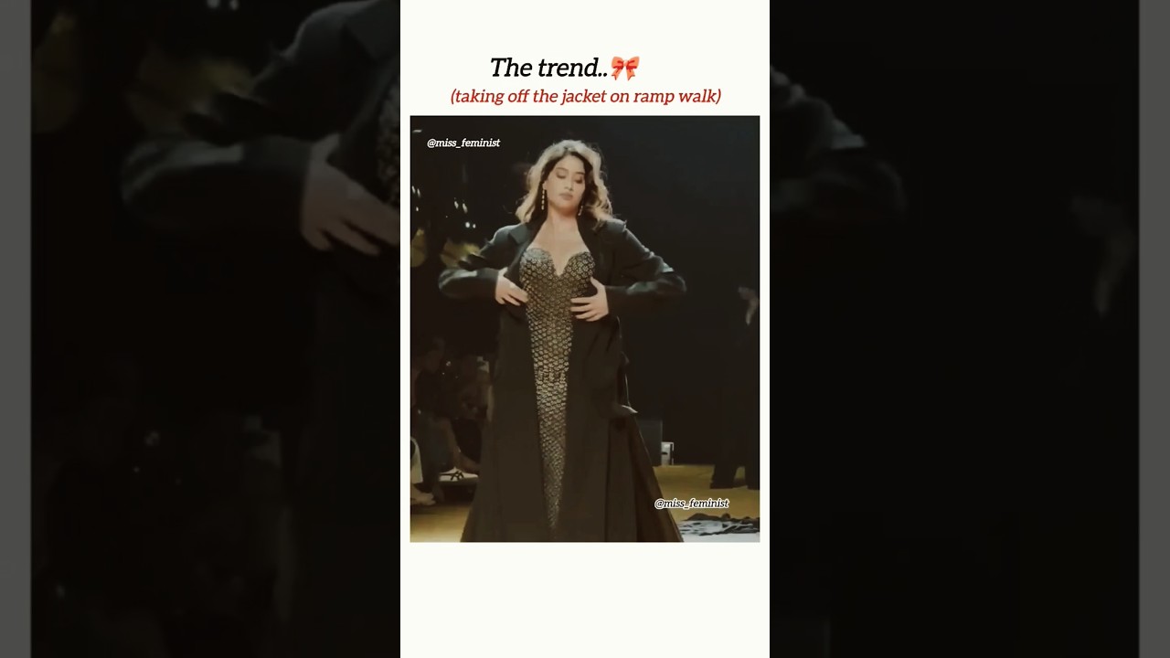 Sridevi's Ramp Walk Jacket Moment 🔥