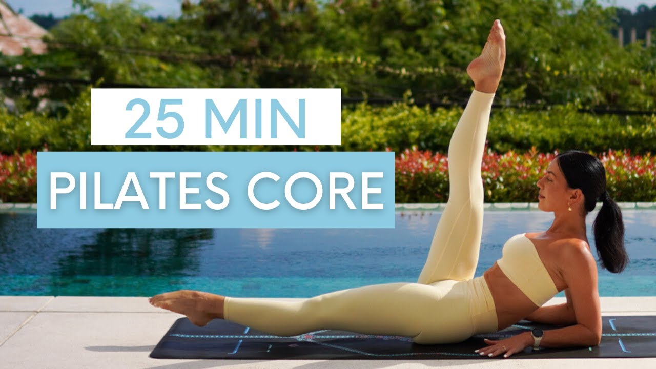 25-Minute Pilates Core & Abs Workout for Moderate to Intermediate Levels (No Equipment)