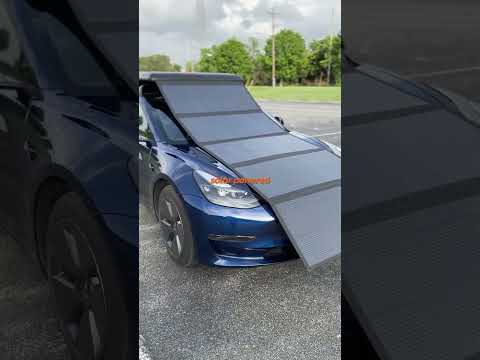 ⚡World's first solar EV charger 🚗 — no gas, save money, and harness the sun’s power!