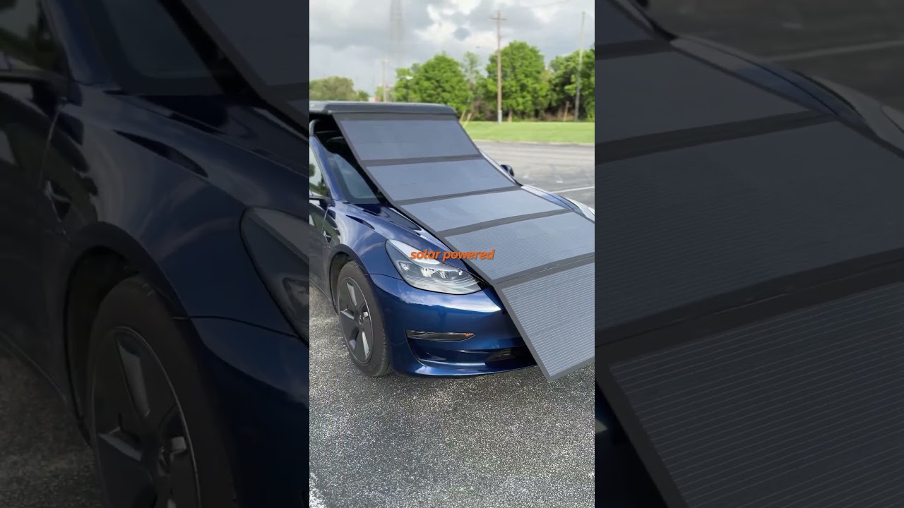 Revolutionize Your Drive with the World's First Solar-Powered EV Charger ☀️