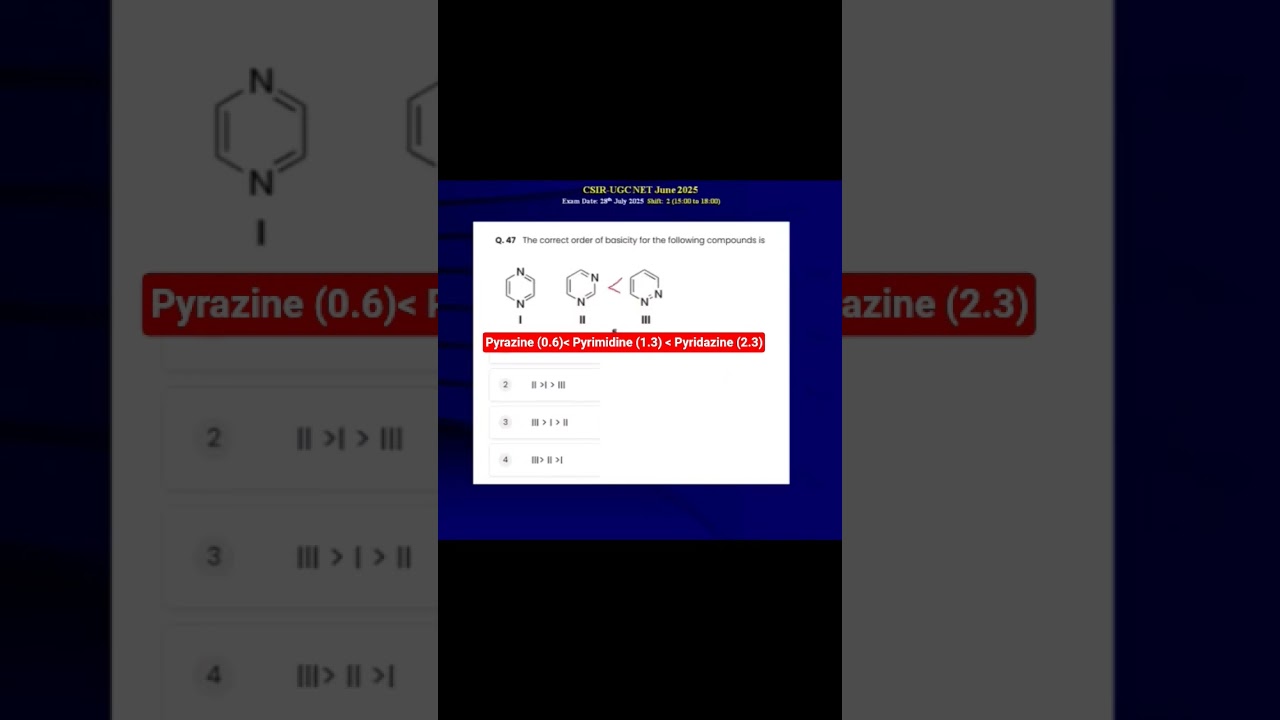CSIR NET June 2025 Chemistry Paper Solution & Answer Key | July 28 Exam Review 🧪