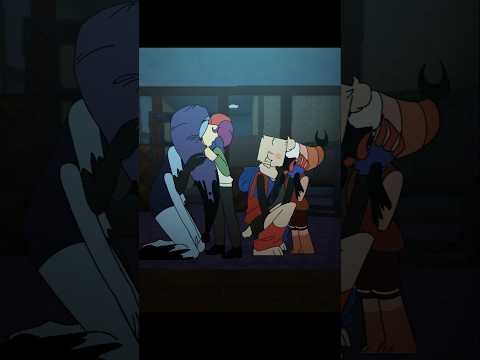 💔love beyond corruption❤️ Angryhugs and Moonflower - Animation #dandysworld #moonflower #angryhugs