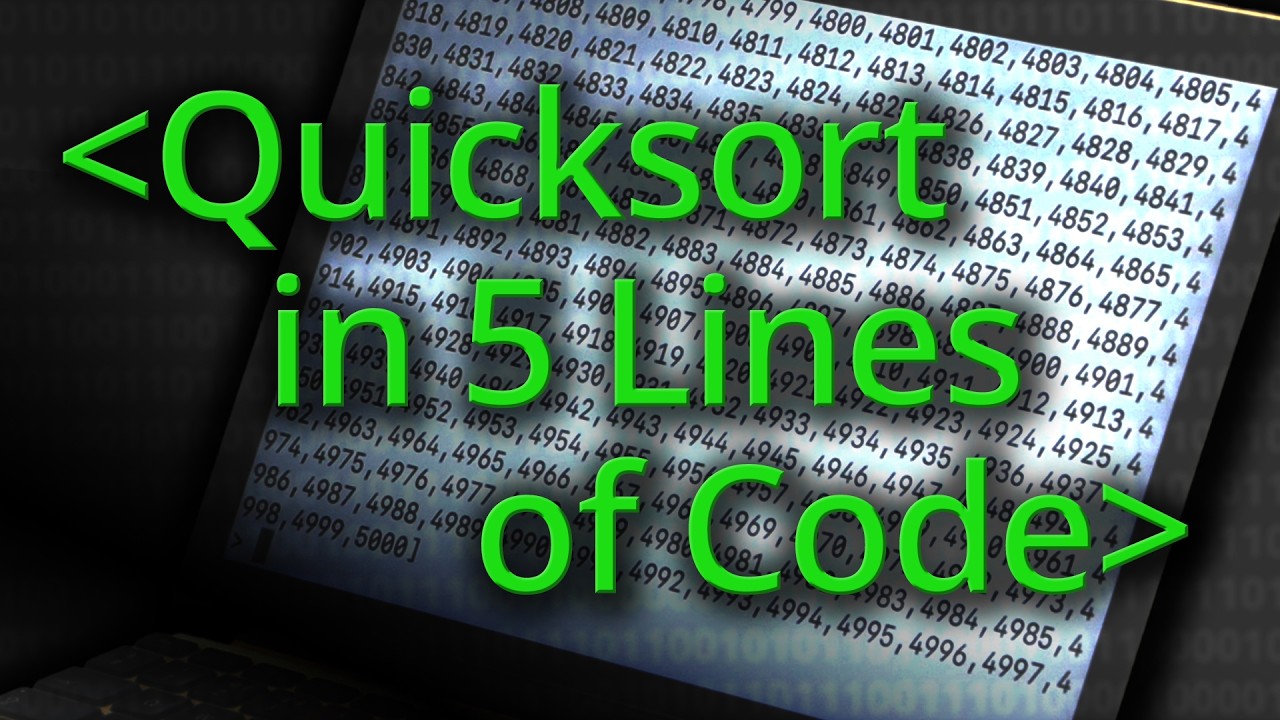 QuickSort in Just 5 Lines! 🔥 - Computerphile