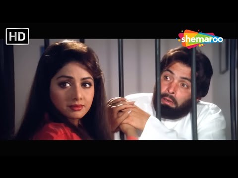 ऋषि कपूर को मार और नफरत की नहीं, प्यार की ज़रूरत है | Rishi Kapoor & Sridevi (HD) SCENE