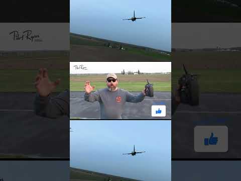 F-16 Falcon 80mm EDF Smart BNF Basic with SAFE Select Pilot Ryan Shakedown (Teaser) #shorts