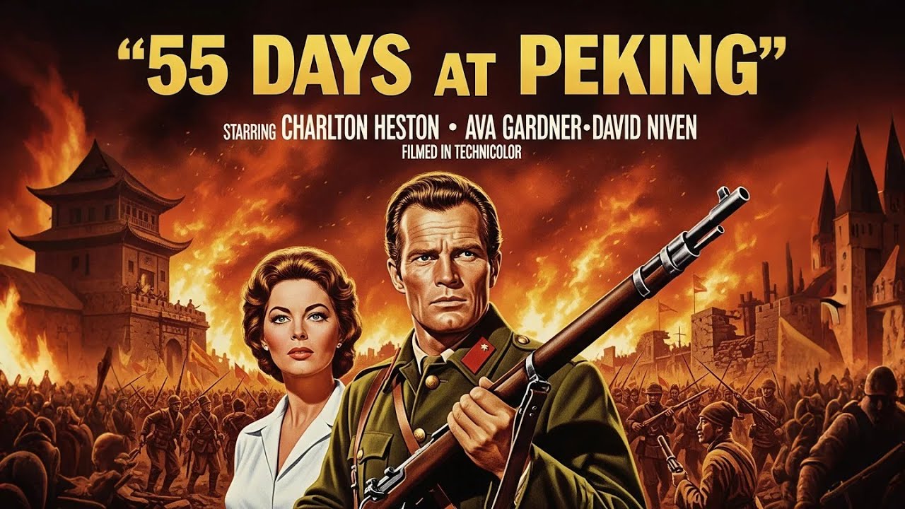Charlton Heston in Days at Peking 🏜️ Western Drama