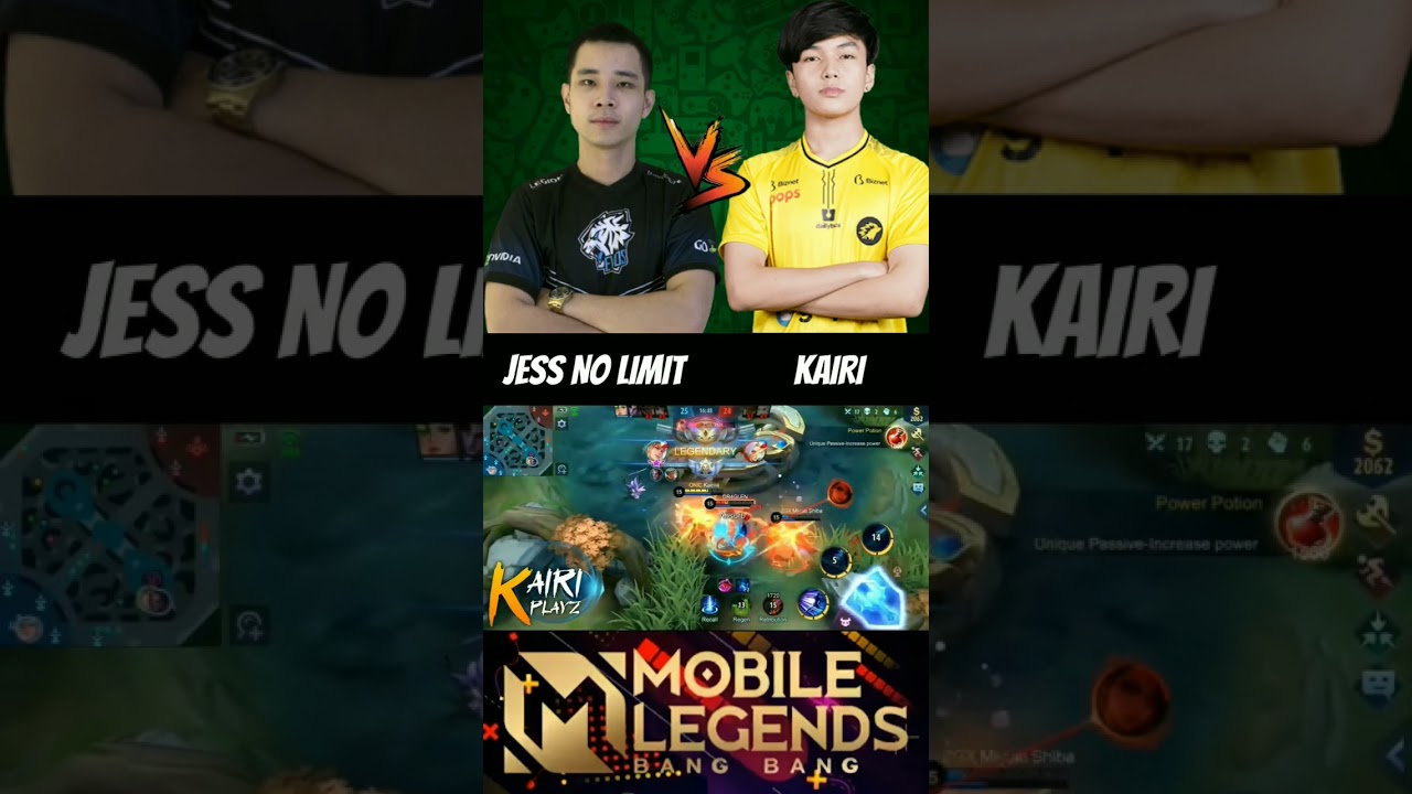 Jess No Limit vs Kairi 🔥 Who's the Best? #MLBB