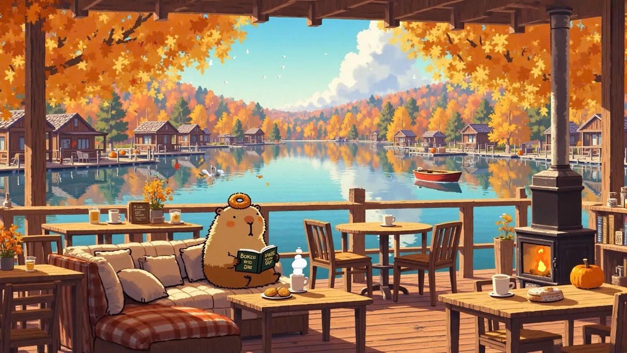 Monday Morning Lofi Coffee: Chill Beats & Fireplace Ambiance for Focus