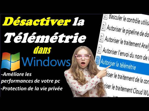 COMMENT DÉSACTIVER LA TELEMETRIE DANS WINDOWS ( améliore les performances de votre pc windows  )