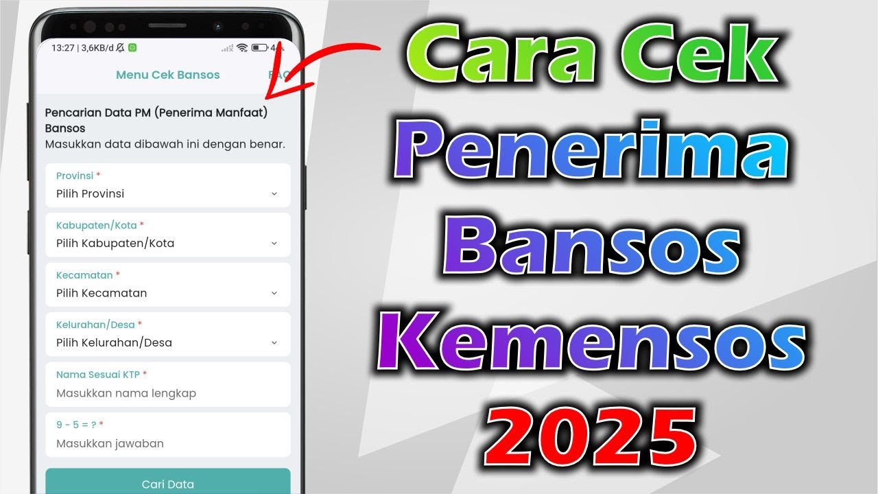 Cara Cek Penerima Bansos Kemensos Terbaru 2025