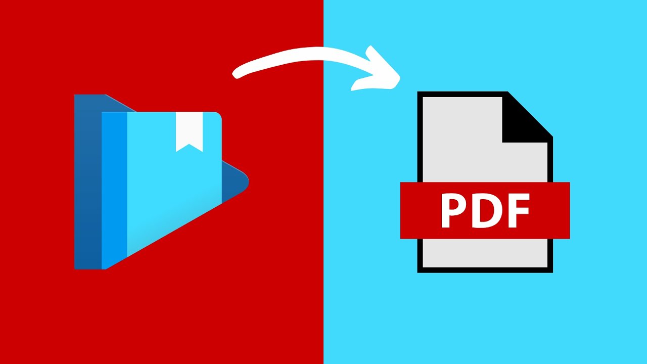 Guide to Export Google Play Books as PDF or EPUB Files