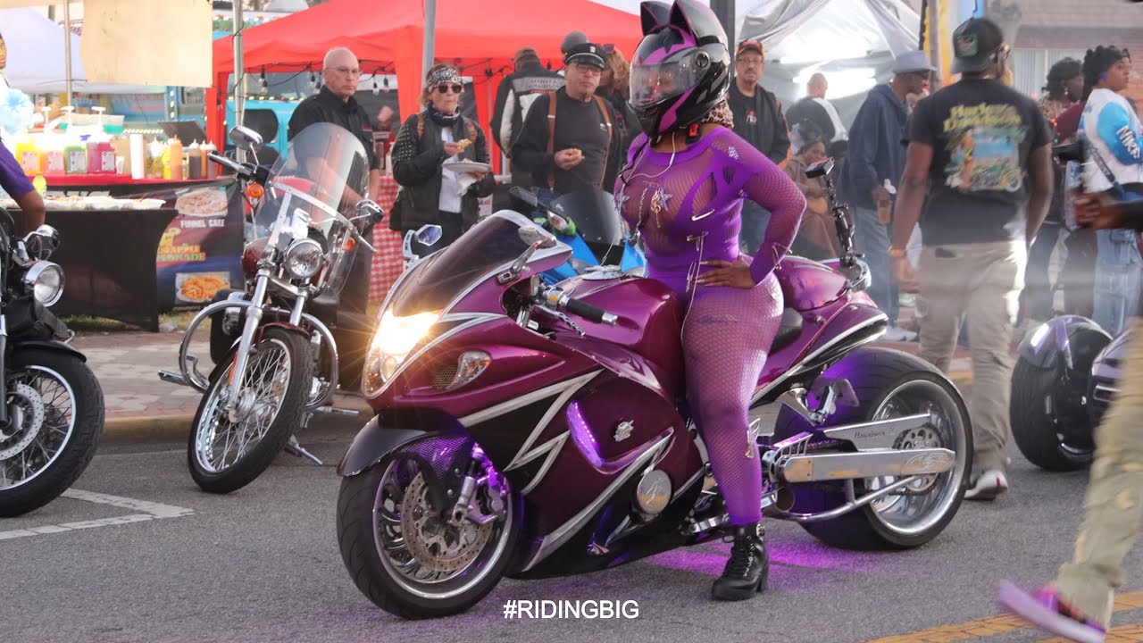 2025 Daytona Black Bike Week Part 2: Epic Bikes & Harley Rides ποΈ
