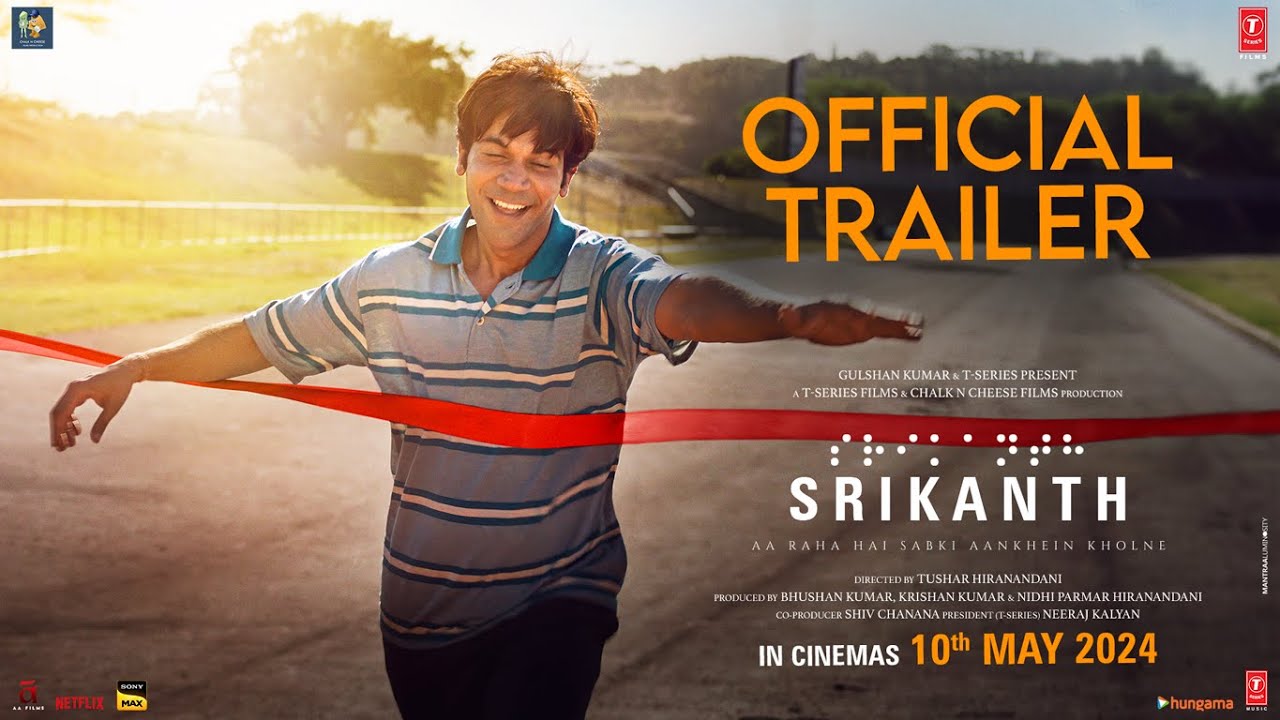 Srikanth Official Trailer: Rajkummar Rao's Visionary Role