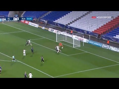 هدف اسلام سليماني الاول اليوم ضد اجاكسيو مع ليون في كاس فرنسا