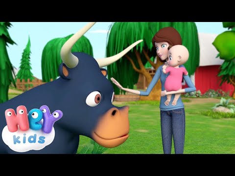 Boi da Cara Preta 🐂 Canção de Ninar 😴 HeyKids - Música Infanti