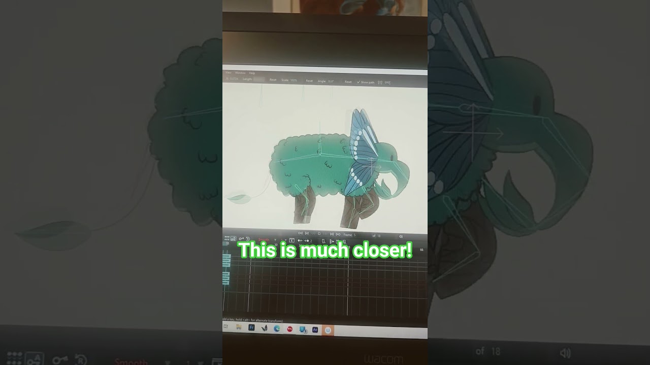 Watch the Elusive Green Elephant in Action! ๐ | Moho Animation