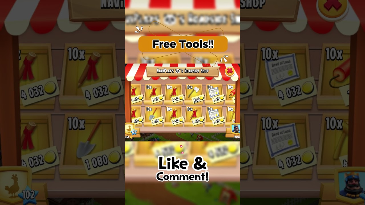 Free Hay Day Tools Giveaway! 🚜