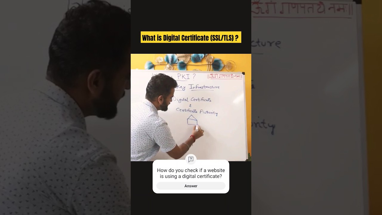 Digital Certificates Explained Simply 🔒