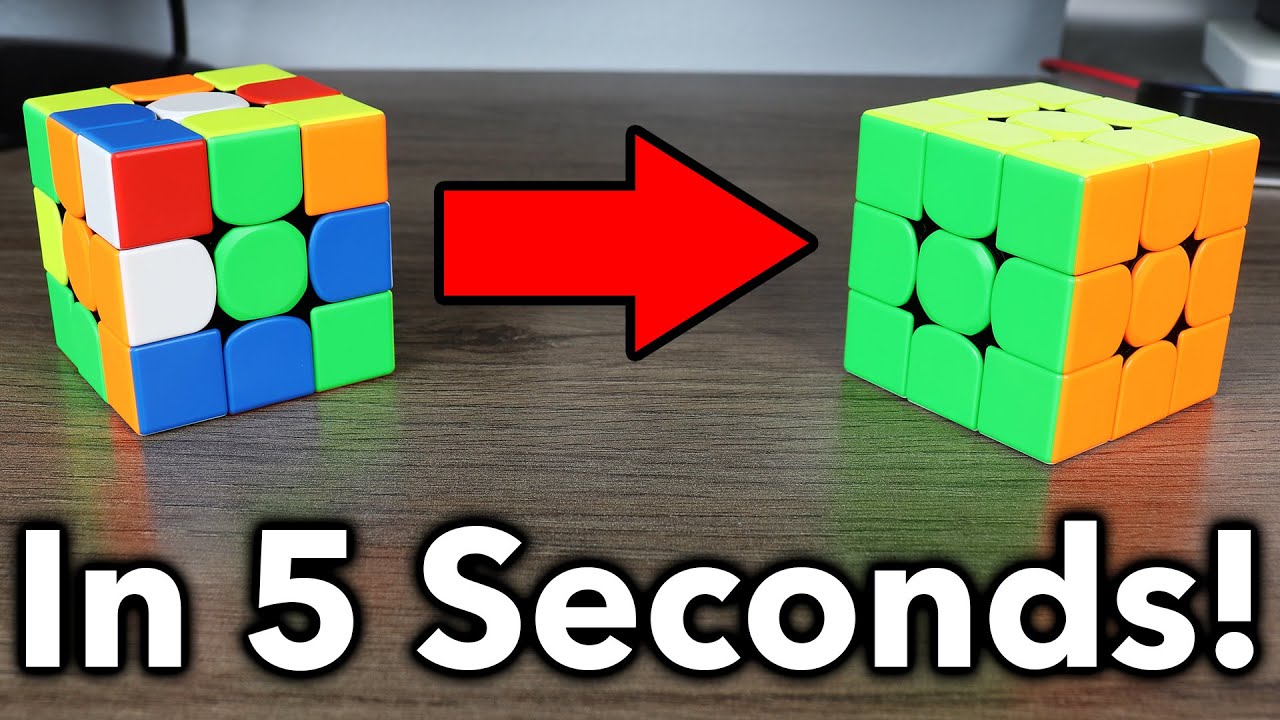 Solve a Rubik's Cube in 5 Seconds 🚀