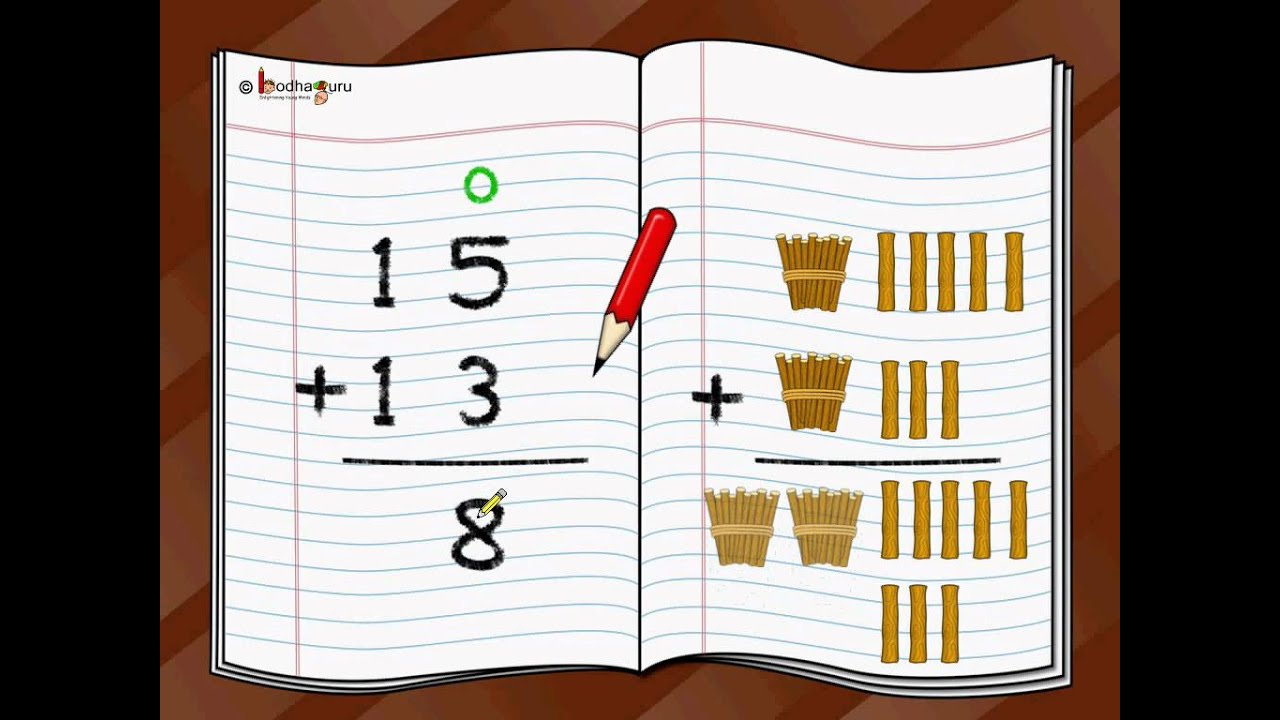 Addition of Two-Digit Numbers - Animated Maths Video
