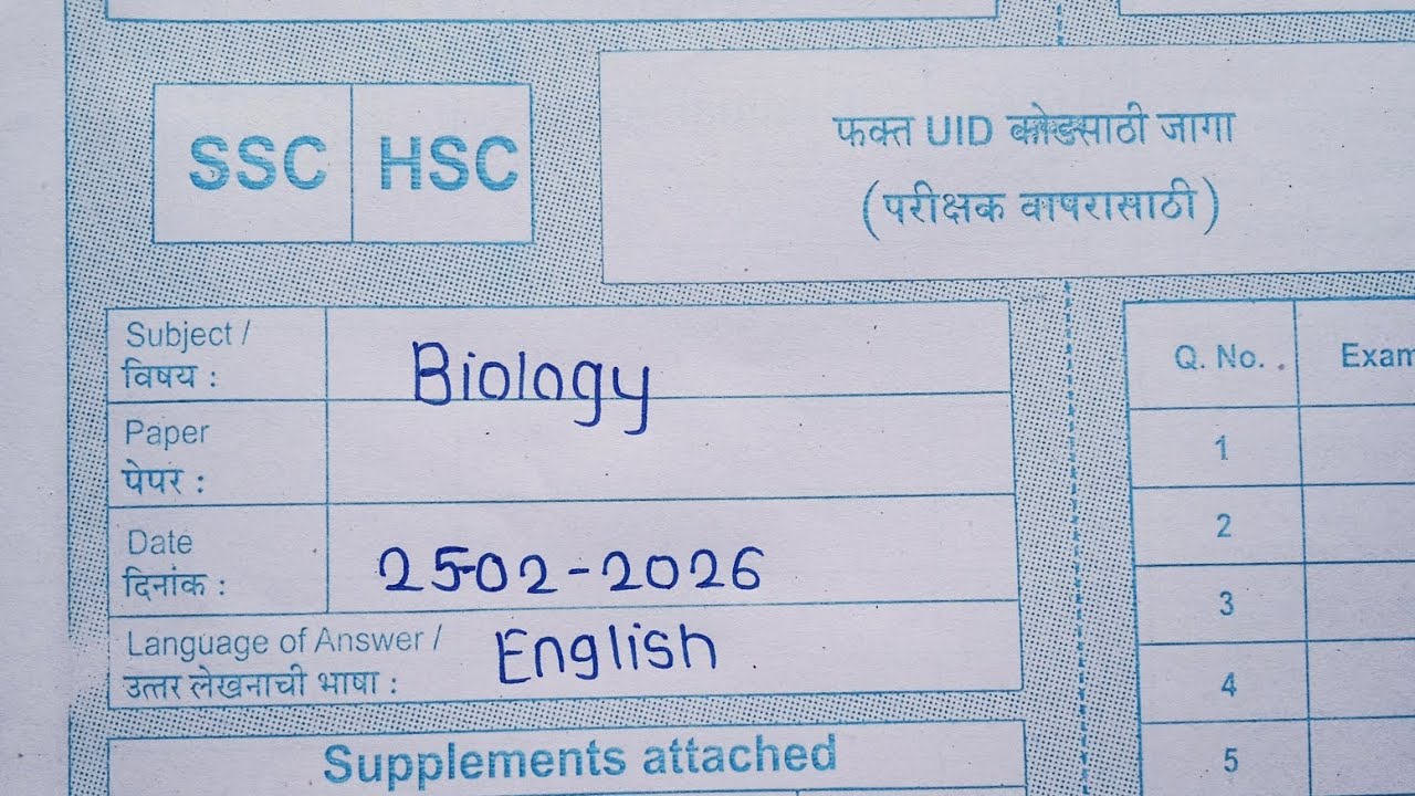 12th Biology Board Paper 2026: Best Presentation Tips