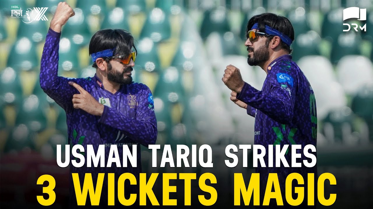 Usman Tariq Shines with 3 Wickets in Thrilling Match! 👌 | Multan Sultans vs Quetta Gladiators | HBL PSL X