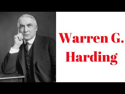 History Brief: Warren G. Harding