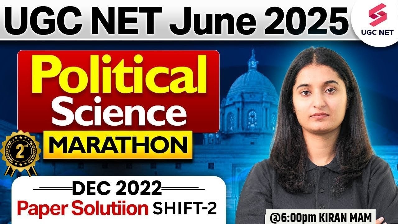 UGC NET Political Science 2022 Q&A | June 2025 Prep 📚