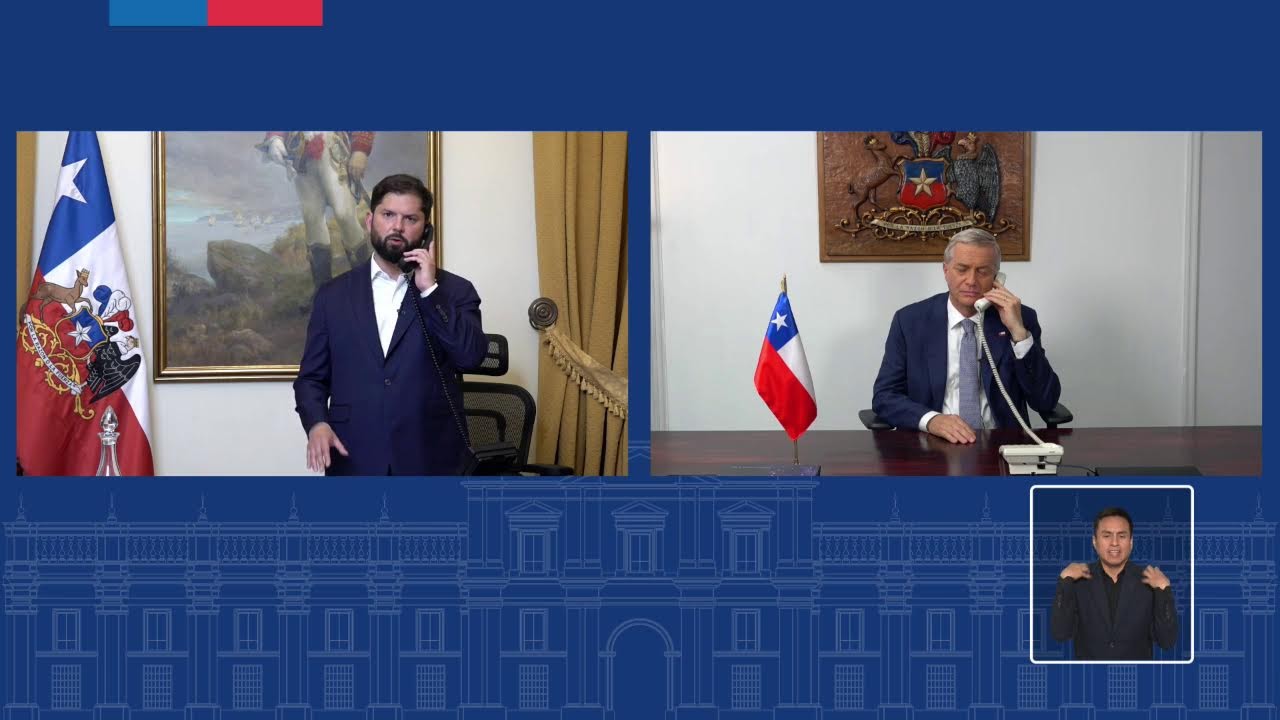 Llamada del Presidente Gabriel Boric con presidente electo José Antonio Kast