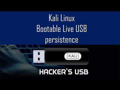 Steps to create a Bootable Kali Live USB Persistence
