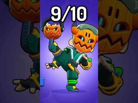 Ranking Every Fang Skin #brawlstars #brawlstarsgame #shorts