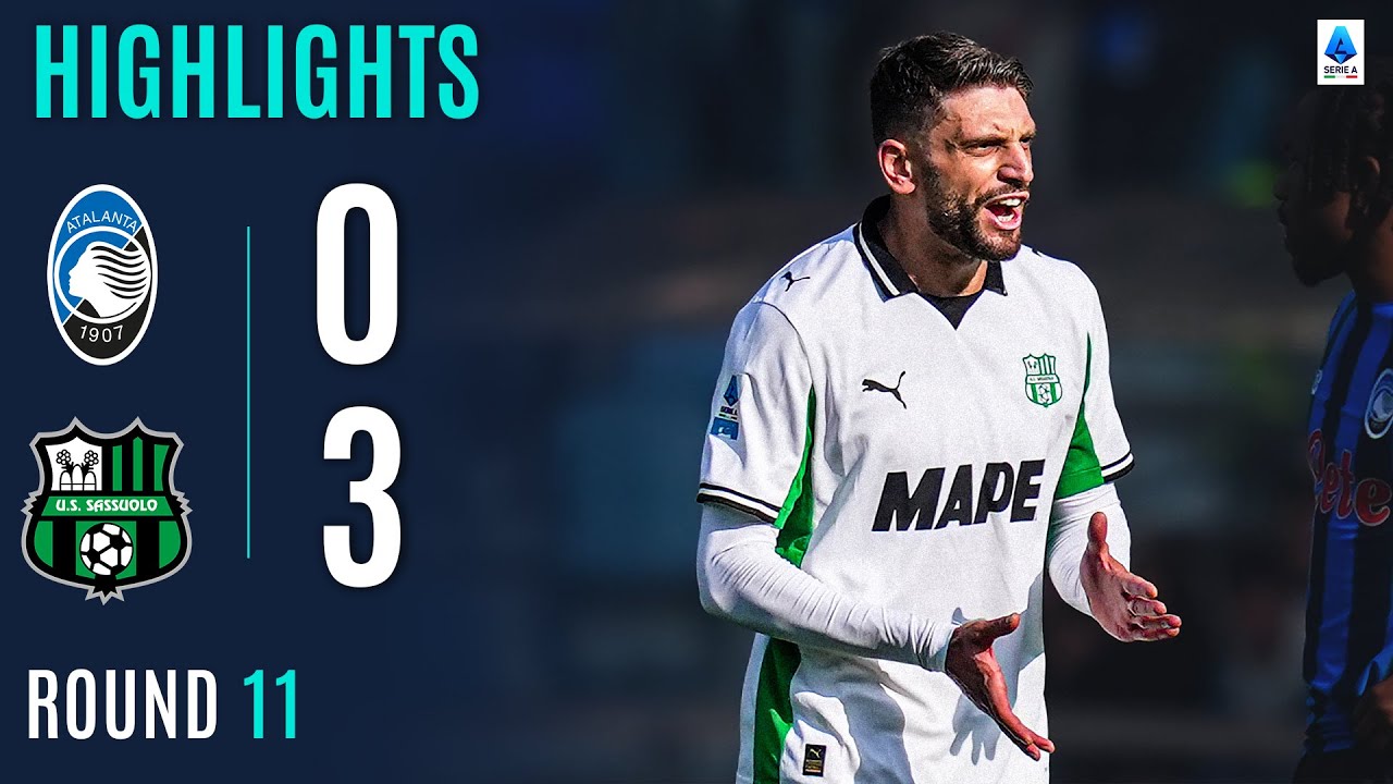 Sassuolo Beats Atalanta 3-0 | Highlights ⚽