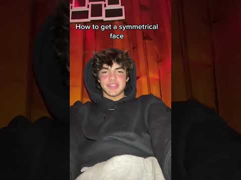 How to get a symmetrical face