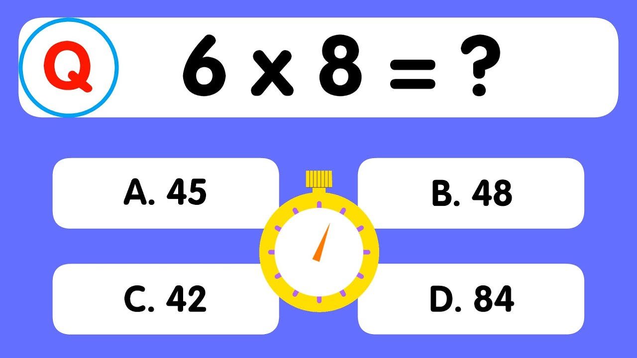 Fun Multiplication Table Quiz for Kids 🧮 | Test Your Math Skills!