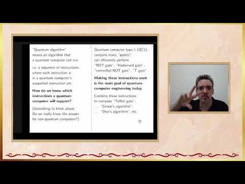 Indocrypt 2021 DAY 1 Tutorial Quantum Cryptanalysis by Daniel J Bernstein