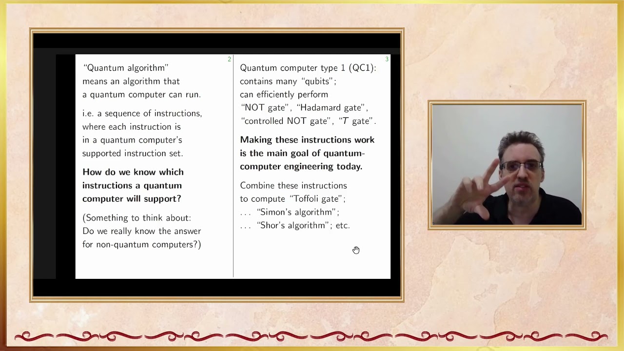 Indocrypt 2021 Day 1: Quantum Cryptanalysis Tutorial by Daniel J Bernstein 🔐