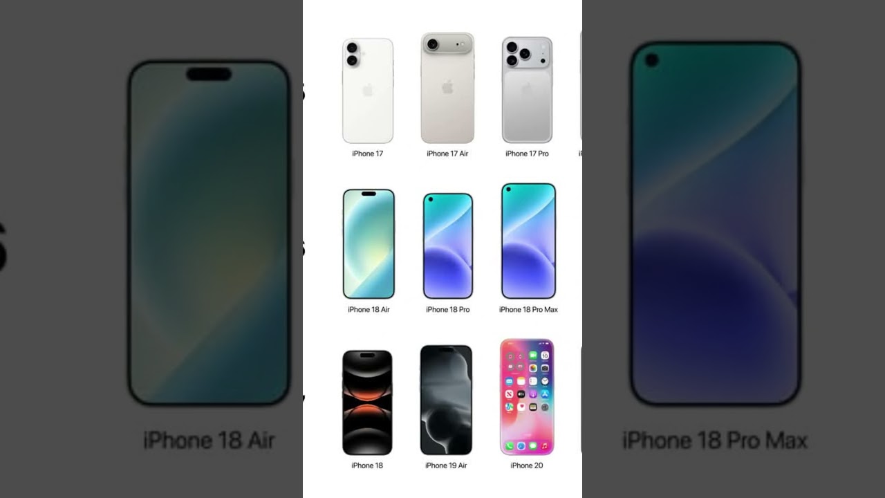Concept Designs for iPhone 17, 18 & 19 📱