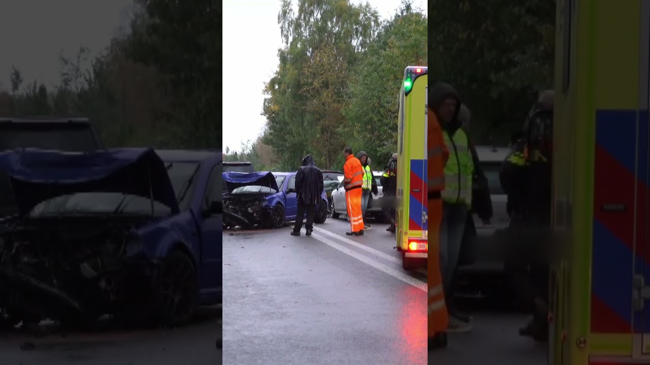 Tien auto's betrokken bij ongeluk bij Alteveer 🚗